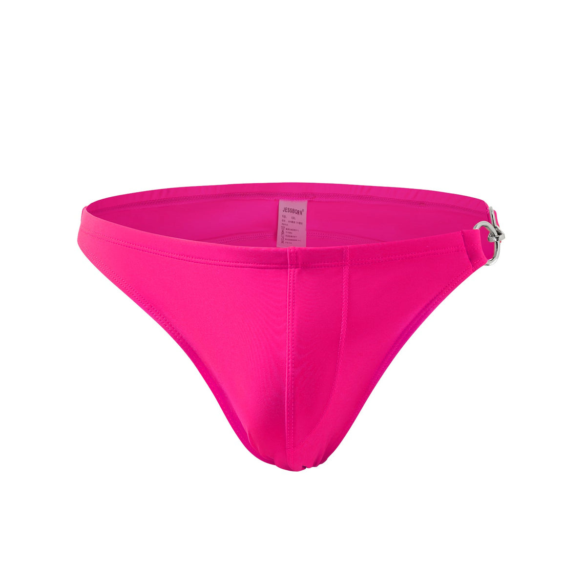 Men's Low Rise Metal Buckle Swim Bikini