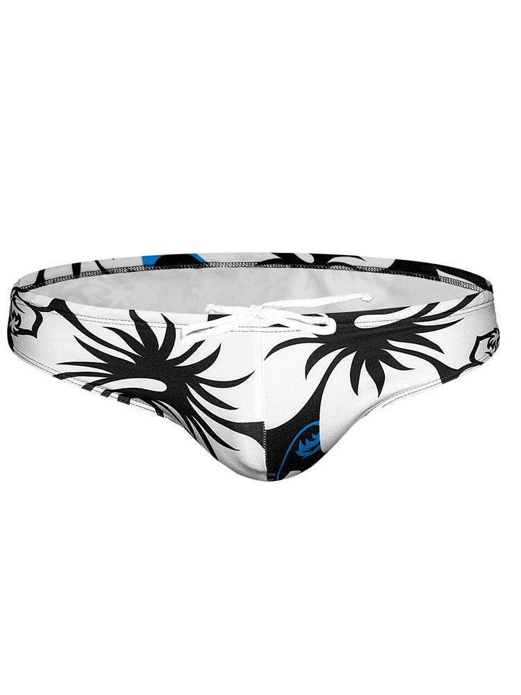 Men's Pistil Print Swimming Briefs