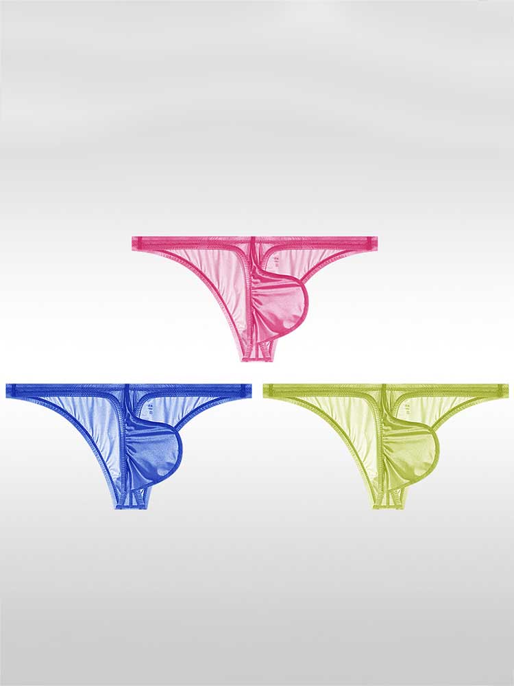 Men's Low-Rise Form-Fitting Stretch Bikini Briefs