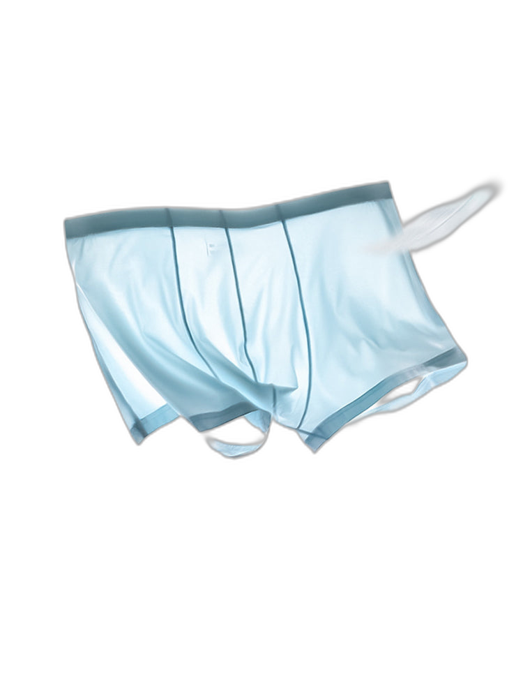 4 Pack Cooling Silk Bulge Pouch Men's Underwear