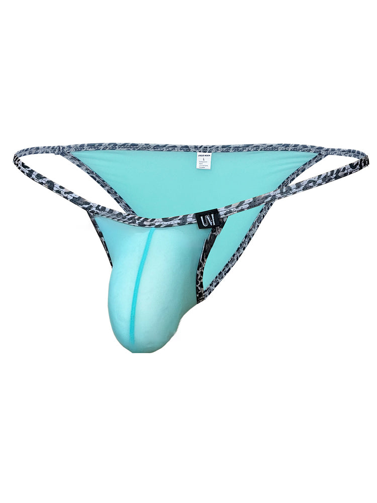 Men's Leopard Ice Silk Ultra Thin Briefs 