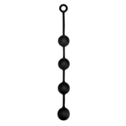 Prowler RED Silicone Anal Beads Black Large