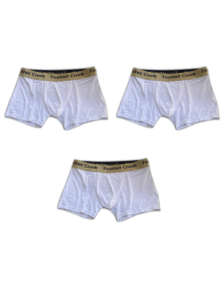 3 Pack Men's U-Shaped Large Pouch Breathable Comfortable Trunks