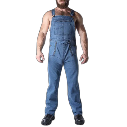 Cell Block 13 Axel Denim Overall | Black