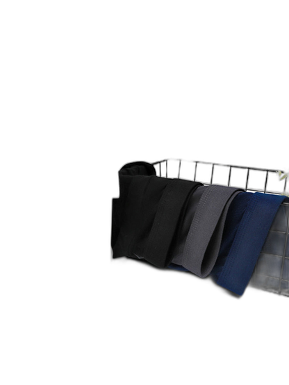 Aoelemen 4 Pack Men's Breathable U Convex Pouch Briefs