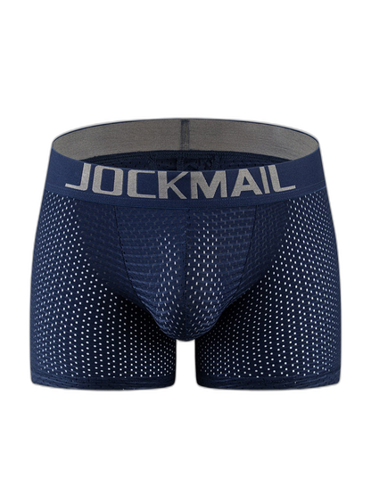 Sponge Cushion Mesh Buttock Boxer Briefs