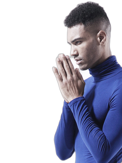 Men's Turtleneck Thermal Top Base Layer Shirts