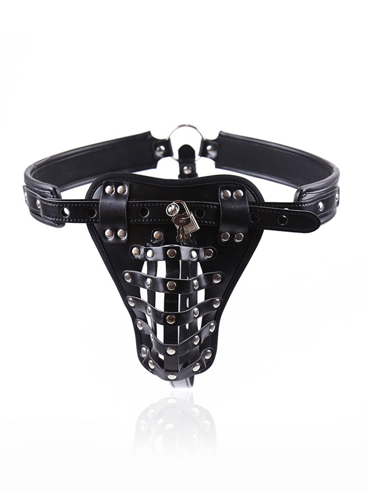 Cage With Lock Tied Sex Toys