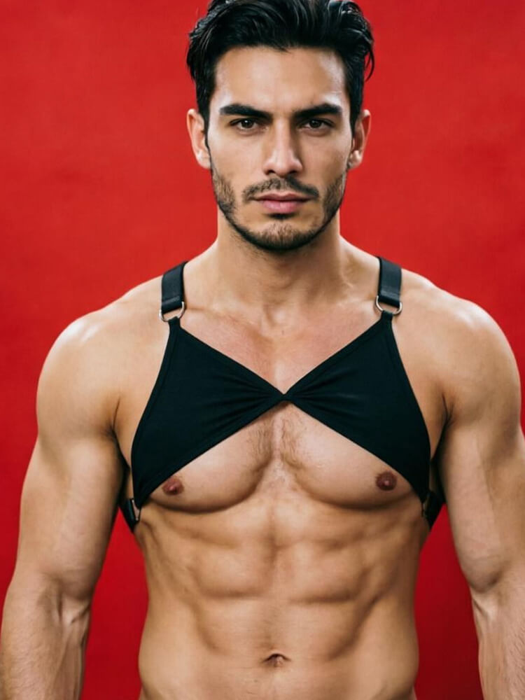 Men's Sexy Cross-Strap Harness Vest