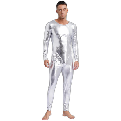 Galactic Vogue Metallic Bodysuit