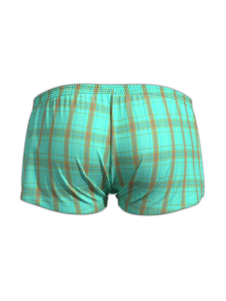 2 Pack Men's Supportive Large Pouch Odor-Resistant Antibacterial Seamless Boxer Shorts