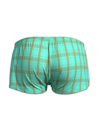 2 Pack Men's Supportive Large Pouch Odor-Resistant Antibacterial Seamless Boxer Shorts