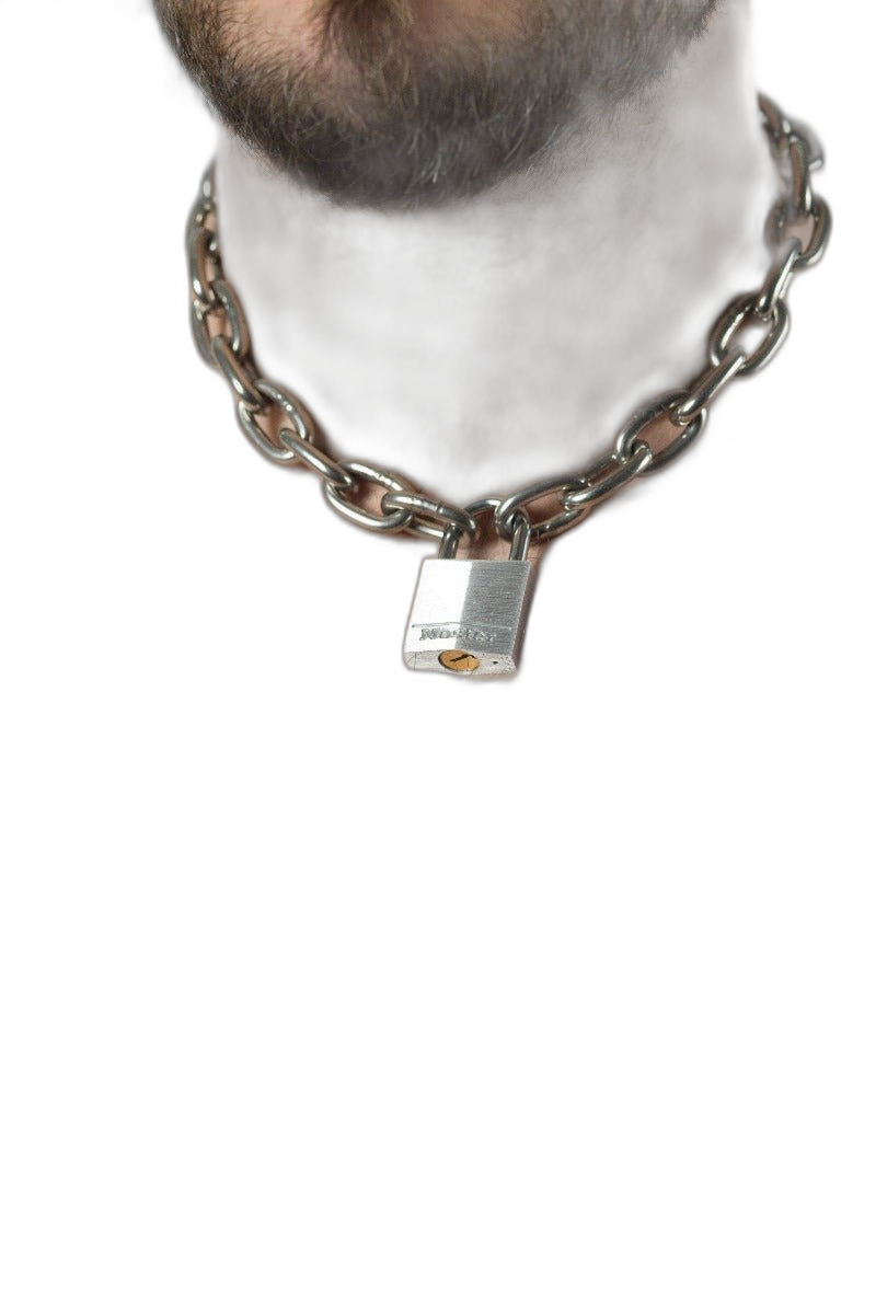 ruff GEAR Pitbull Chain 5mm with 30mm Master Lock