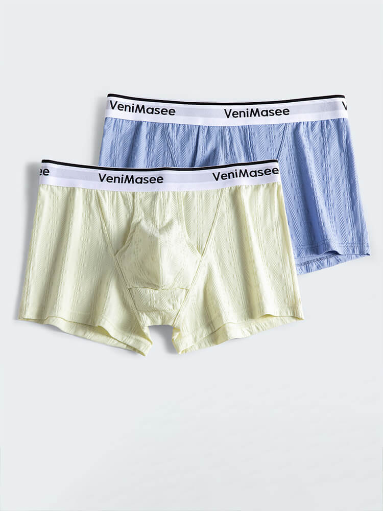 Men's Antibacterial Breathable Cotton Boxer Briefs