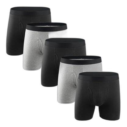 Multi-pack Men's Prevent Thighs Chafing Boxer Briefs