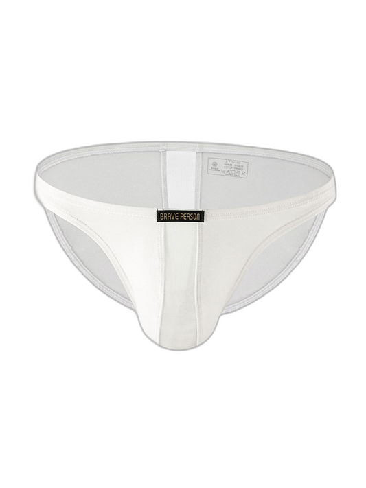 2 Pack Men's Solid Sexy Low-Rise Briefs