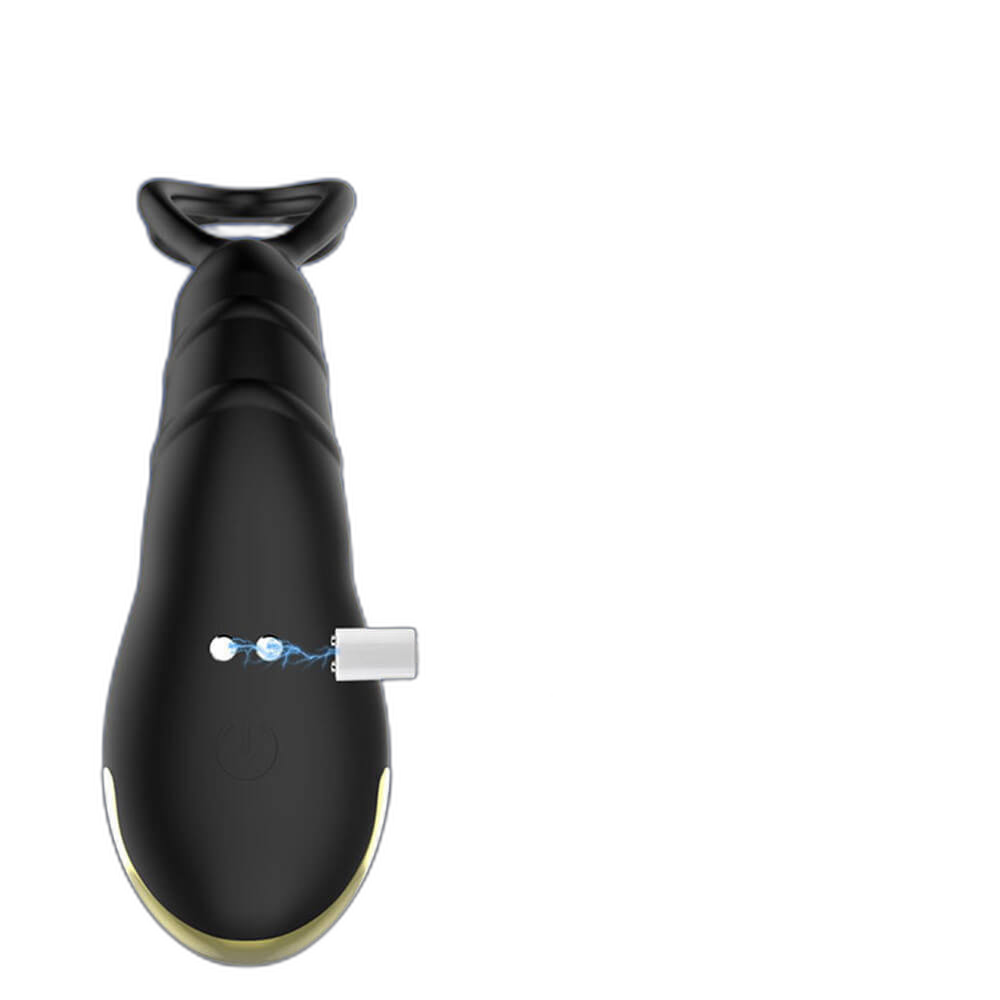 Wave - App and Remote Controlled Prostate Massager with Double Cock Rings