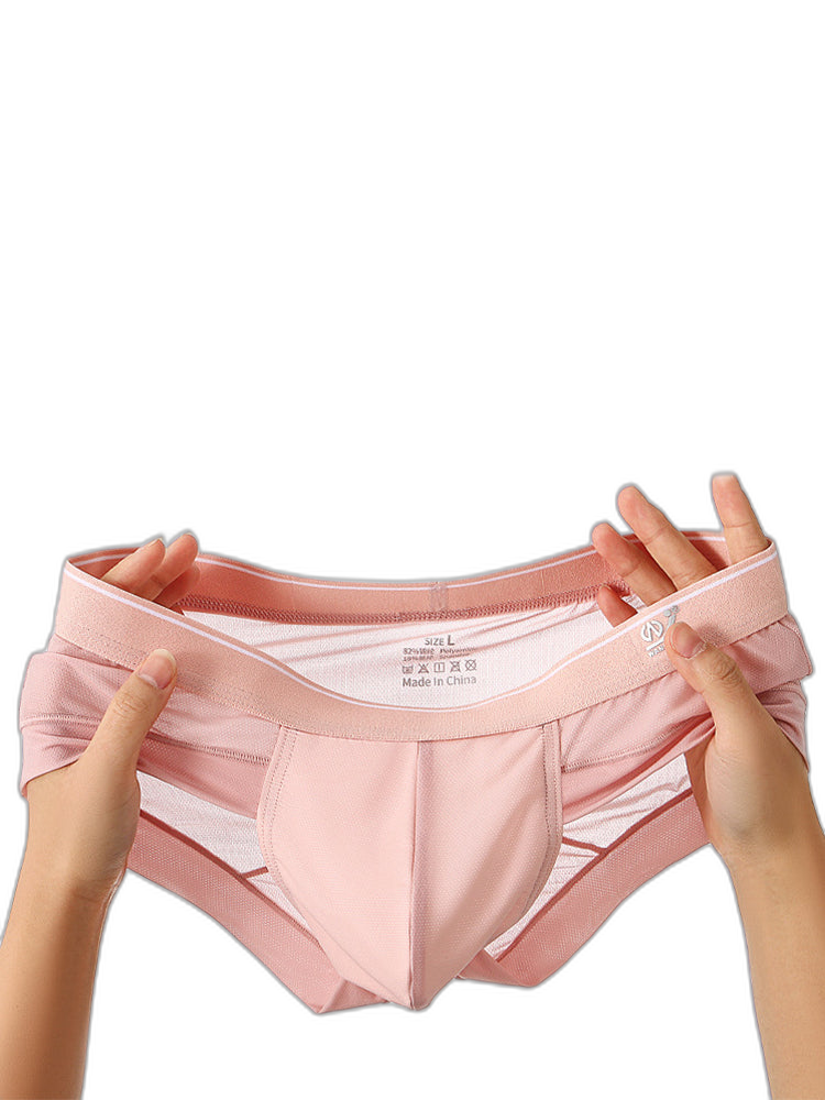 3 Pack Comfy U Convex Pouch Briefs For Men