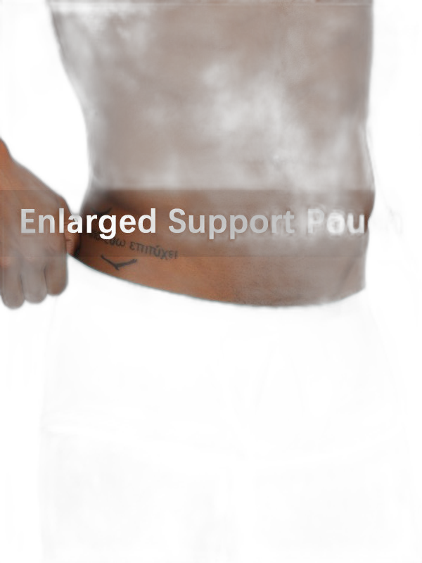2 Pack Mesh Enlarged Pouch Snug Fit Underwear