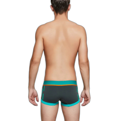 SEOBEAN Athletic Print Cotton Boxer Briefs