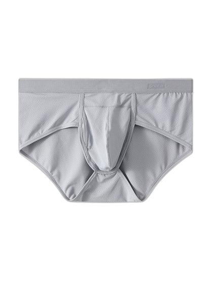 4 Pack Men's Large Pouch Separation Ice Silk Briefs