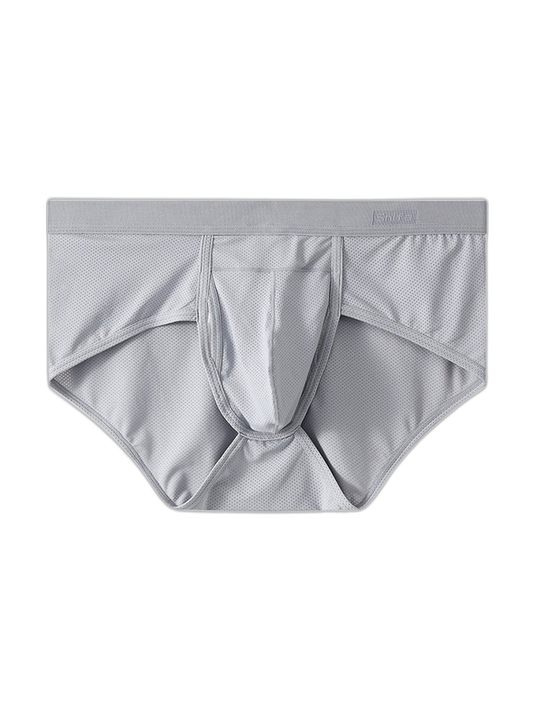 4 Pack Men's Large Pouch Separation Ice Silk Briefs