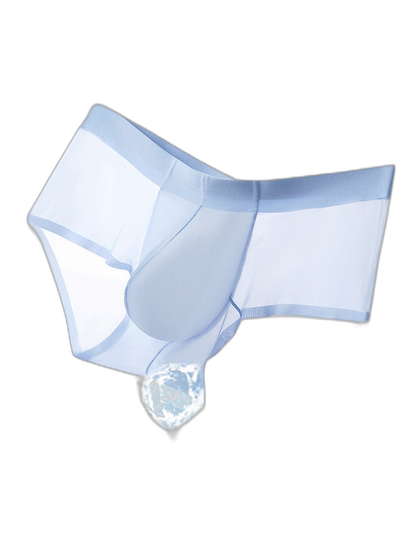 2 Pack Men's Ultra-Thin Breathable Antibacterial Crotch Briefs