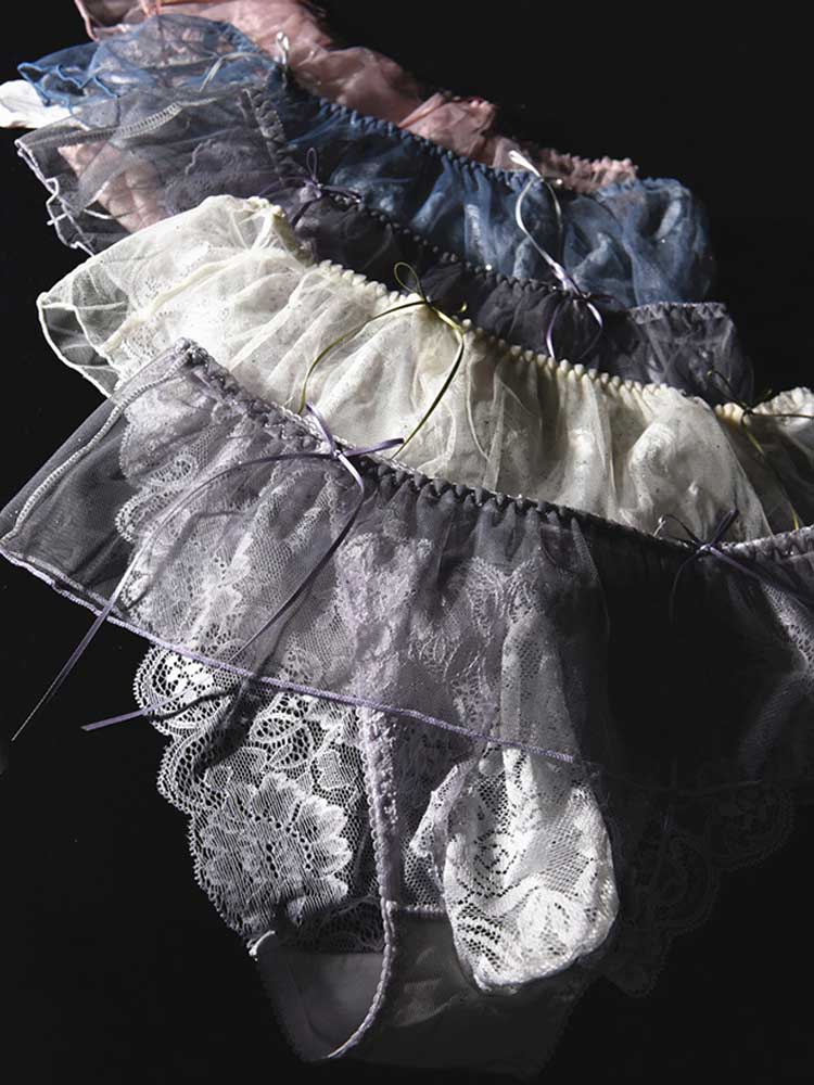 Men's Japanese Lace Skirt Crossdressing Briefs