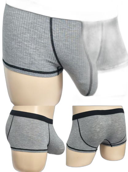 3 Pack Men's Ultra-Thin Cooling Large Supportive Pouch Breathable Low-Rise Trunks