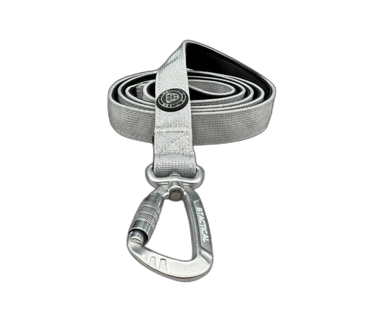 Tactical Carabiner Clip Lead Grey