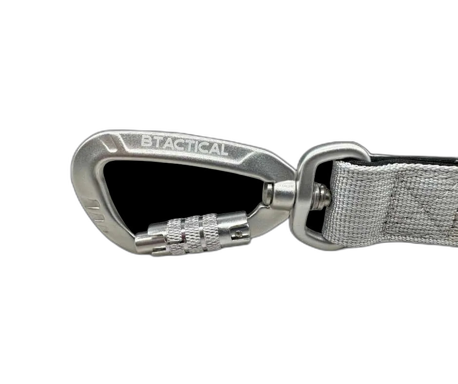 Tactical Carabiner Clip Lead Grey