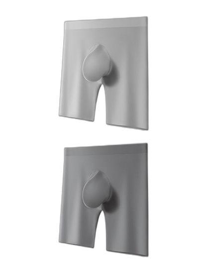 2 Pack Men's Ice Silk Anti-Chafing Quick-Dry Seamless Midway Briefs