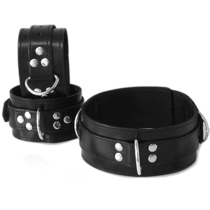 ruff GEAR Leather 3 Piece Bondage Set