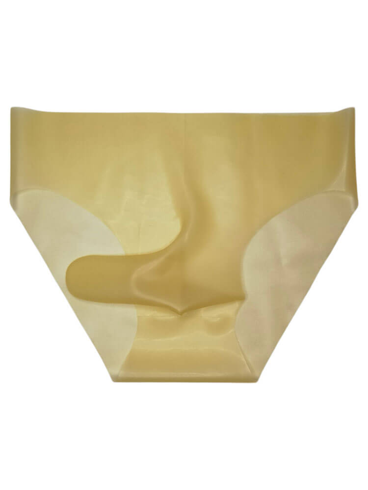 Men's Seamless Separate-Pouch Latex Briefs