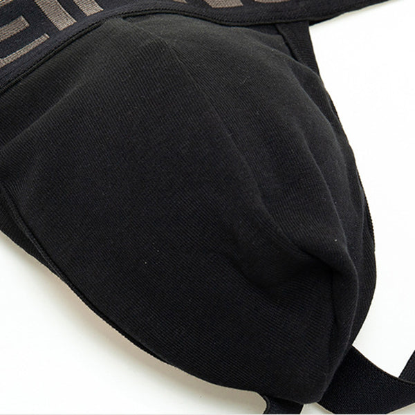 Cotton Sexy Low-waist Thongs Men's Underwear