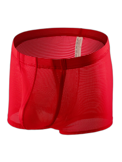 Men's Big Pouch U-convex Trunks with Fly