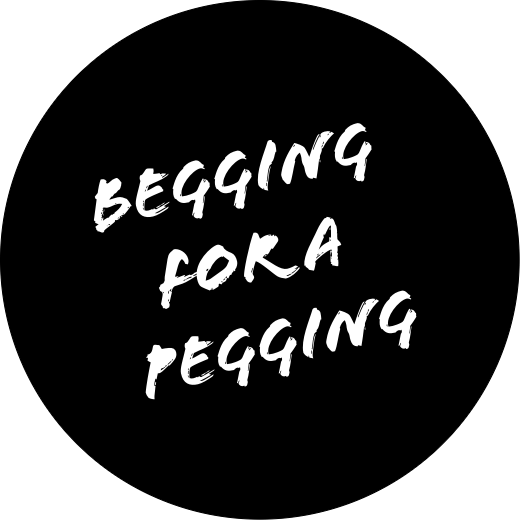 Begging for a pegging Badge - The Pup Play Hub