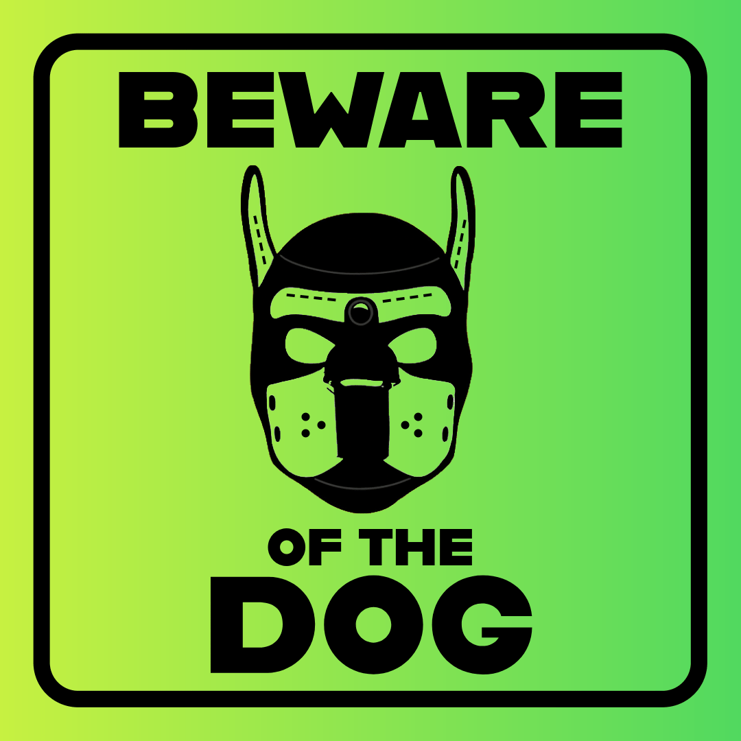 BEWARE OF THE DOG Coasters - The Pup Play Hub