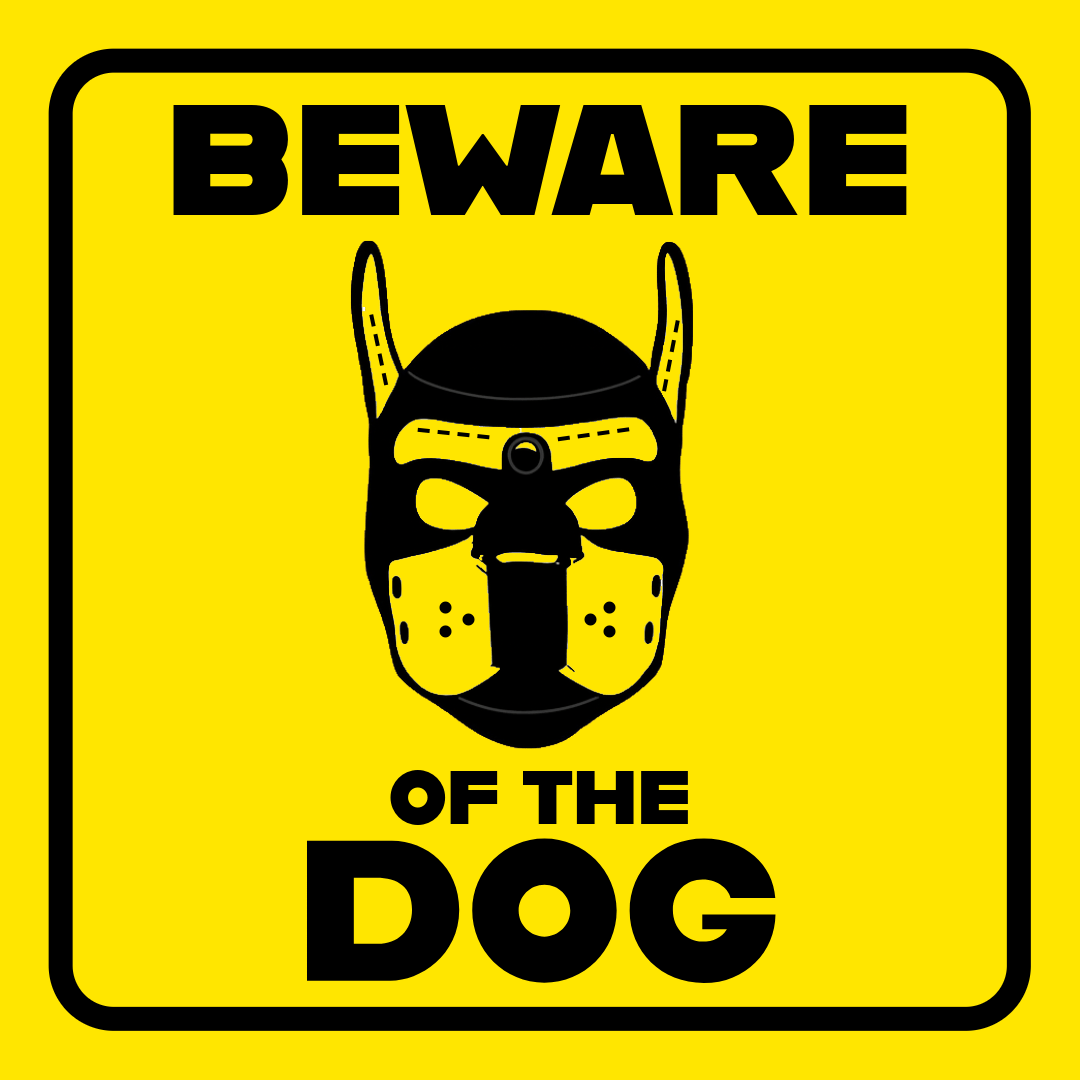 BEWARE OF THE DOG Coasters - The Pup Play Hub