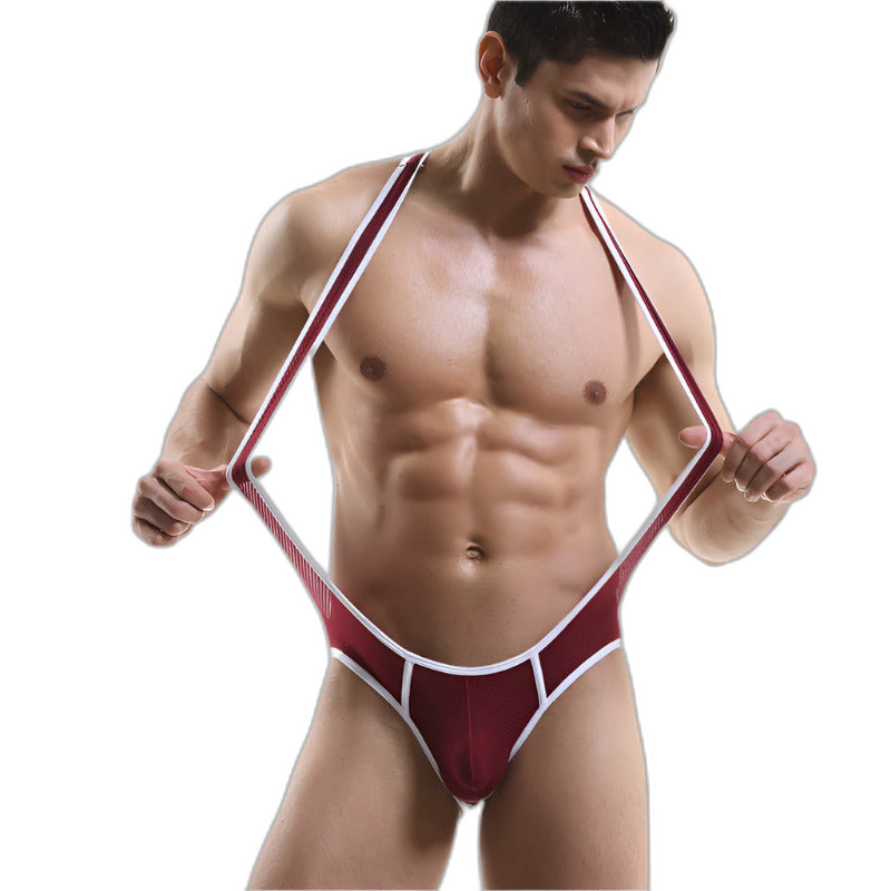 Open Back Mesh Wrestling Singlet