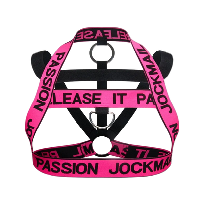Jockmail Neon Release It Passion Elastic Chest Harness