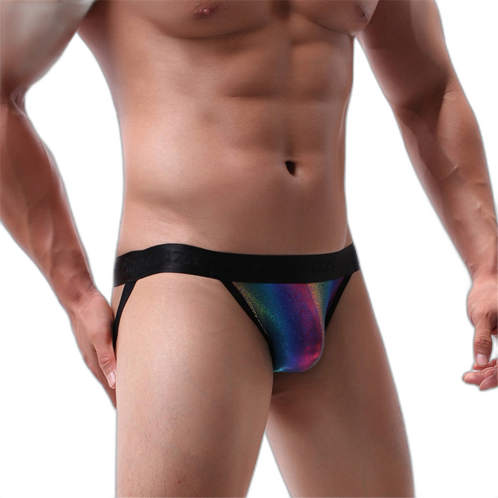 Rainbow Shimmer Pouch Jockstrap