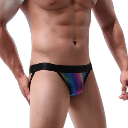 Rainbow Shimmer Pouch Jockstrap