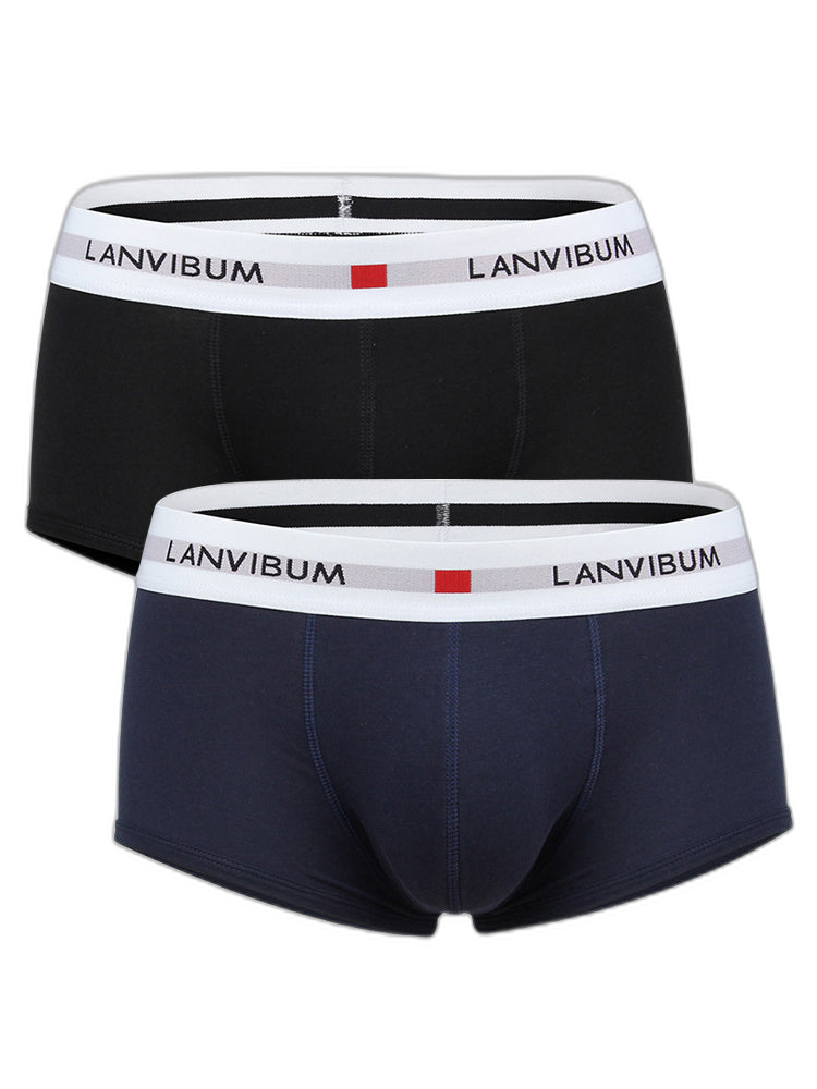 2 Pack Men's Breathable Big Pouch Trunks