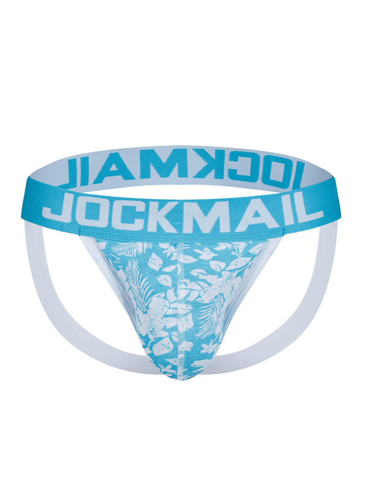 Men's Botanical Floral Print Sexy Jockstrap
