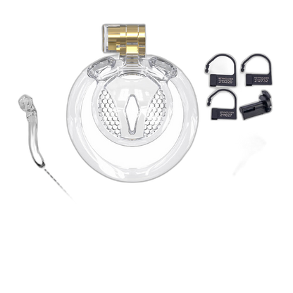 Cassian - Penis Cage - Sissy Cage - Male Chastity Device With Five Rings