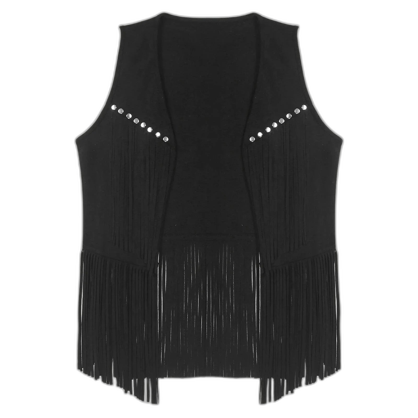Suede Tassel Western Cowboy Vest