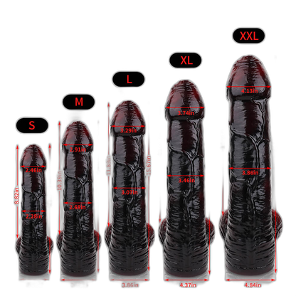 Gladiator - Huge Realistic Dual Density Dildo