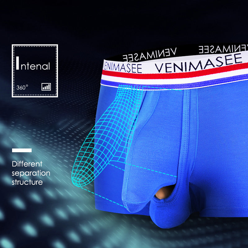 Modal Underwear Separate Pouch Boxer Briefs