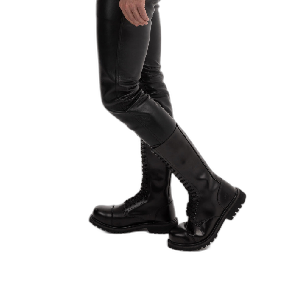 Prowler RED Leather 20 Hole Boots UK Sizes